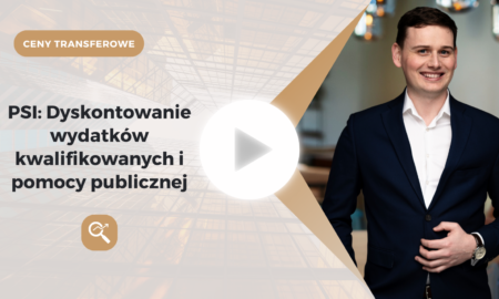 PSI: Dyskontowanie wydatków kwalifikowanych i pomocy publicznej